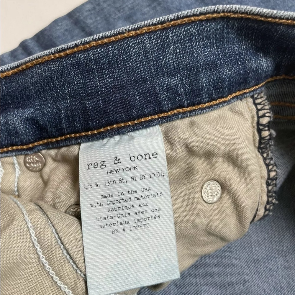 Rag & Bone Skinny Fit Jeans Sz 27 - Picture 7 of 7